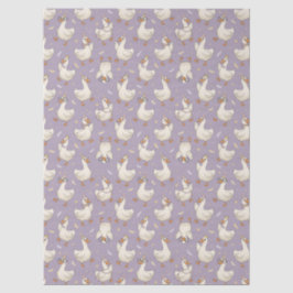 Papel De Seda Silly Goose Party Cartoon Geese with Confetti
