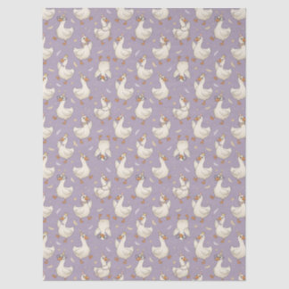 Papel De Seda Silly Goose Party Cartoon Geese with Confetti