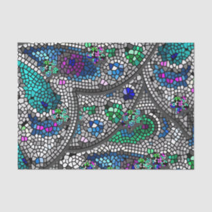 Papel De Seda Silver Acentua Arte Mosaica
