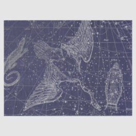 Papel De Seda Silver Galaxy Star Map Series Design 5