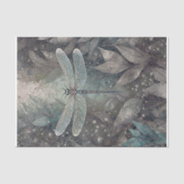 Papel De Seda Silvery Sparkle, Dragonfly