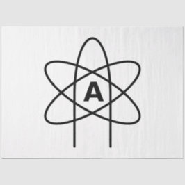 Papel De Seda Símbolo do ateísmo (Atom Emblem)