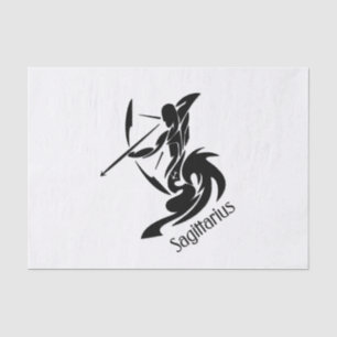 Papel De Seda Símbolo e Sinal Zodiac Sagitário