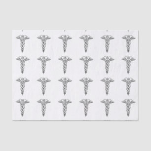 Papel De Seda Símbolo médico de Caduceus