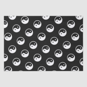 Papel De Seda Símbolo Yin Yang - tatuagem sólida design 2