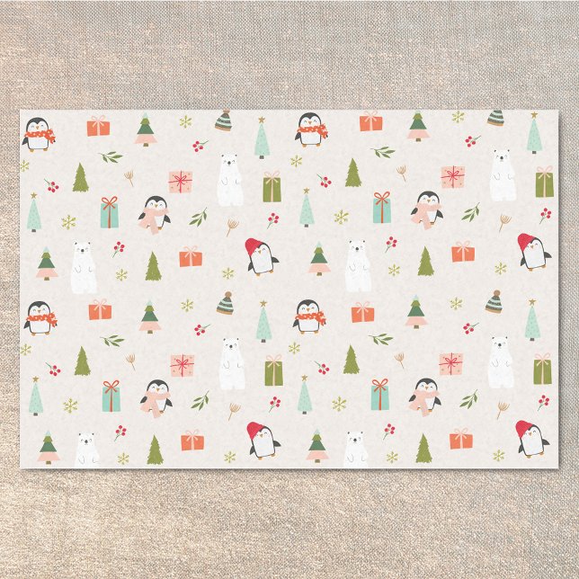 Papel De Seda Símbolos de Natal Modernos (Criador carregado)