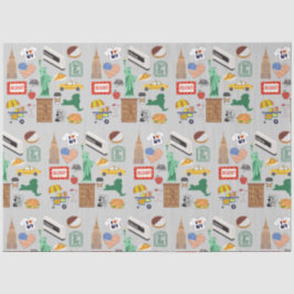 Papel De Seda Símbolos Nova Iorque