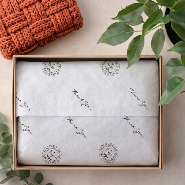 Papel De Seda Simple Minimalist Modern Black And White  (Criador carregado)