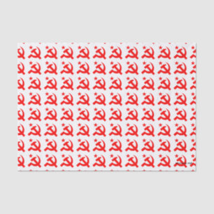 Papel De Seda Sinal comunista de martelo
