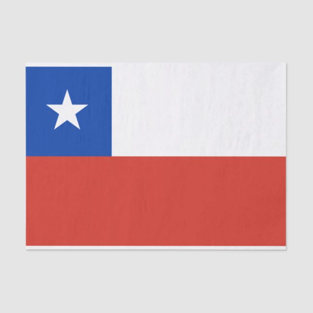 Papel De Seda Sinalizador Chile (Frente )
