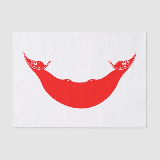 Papel De Seda Sinalizador da Ilha páscoa (Frente )