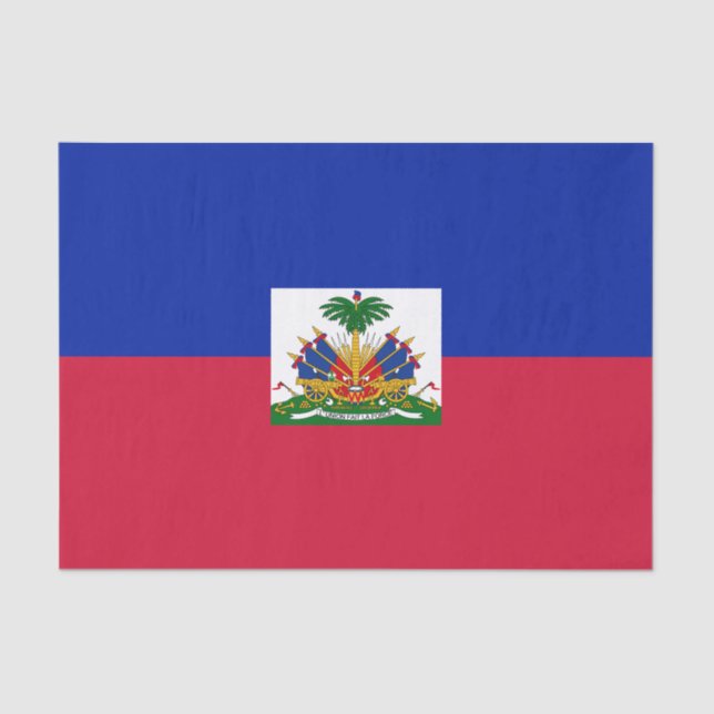 Papel De Seda Sinalizador do Haiti (Frente )
