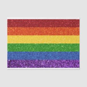 Papel De Seda Sinalizador do Orgulho do Arco-Íris LGBT