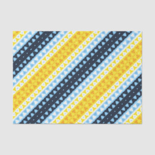 Papel De Seda Sinalizador do Orgulho Geométrico de Abstrato AroA