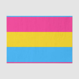 Papel De Seda Sinalizador do Orgulho Pansexual Horizontal