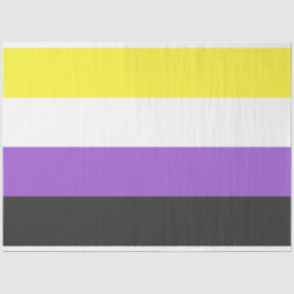 Papel De Seda Sinalizador Enby (Orgulho Não-Binário)