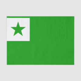 Papel De Seda Sinalizador Esperanto