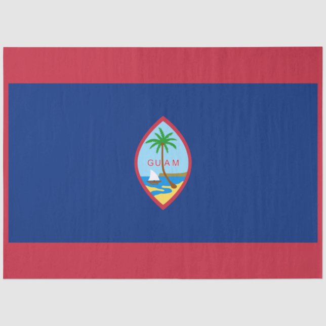 Papel De Seda Sinalizador Guam (Frente )