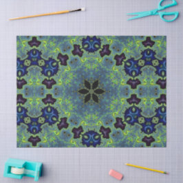 Papel De Seda Sinfonia Fractal Radiante