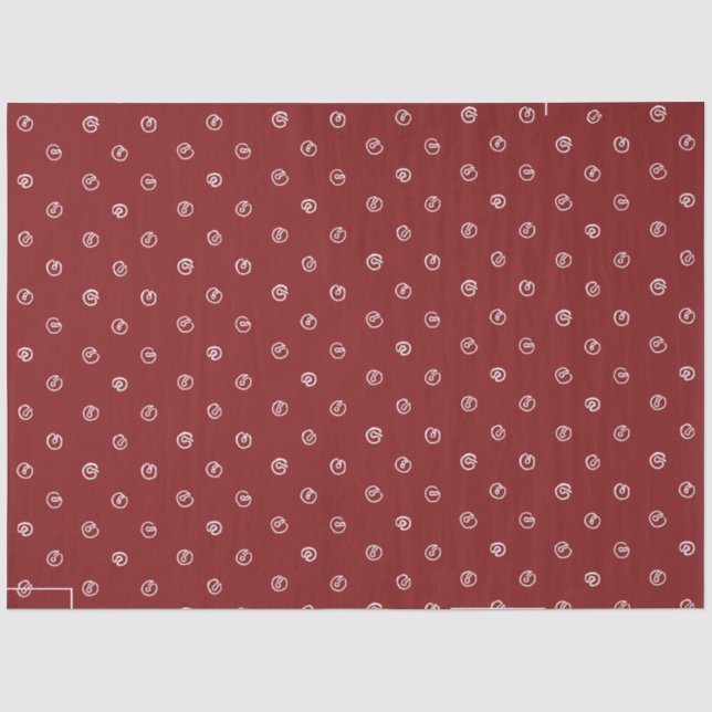 Papel de Seda Sino de Natal Antigo- (Frente )
