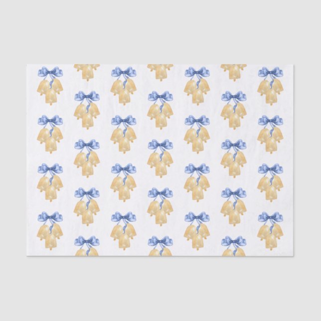 Papel De Seda Sinos e Arcos de Natal ou Casamento (Frente )