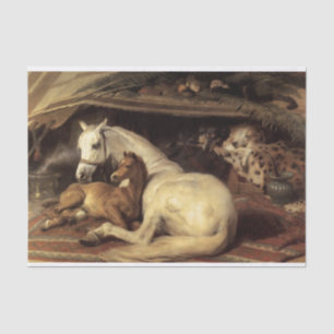 Papel De Seda Sir Edwin Henry Landseer A tenda árabe