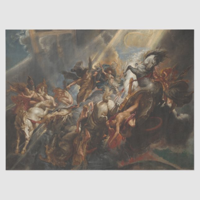 Papel De Seda Sir Peter Paul Rubens| Queda de Phaeton (Frente )