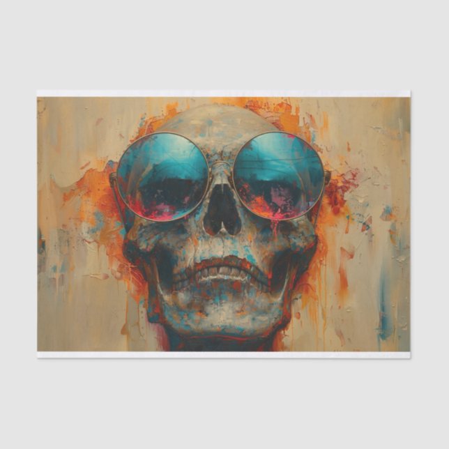 Papel De Seda Skeleton de mosca5 (Frente )