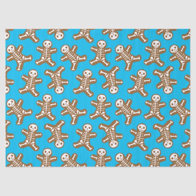 Papel De Seda Skeleton Gingerpão Men (Frente )