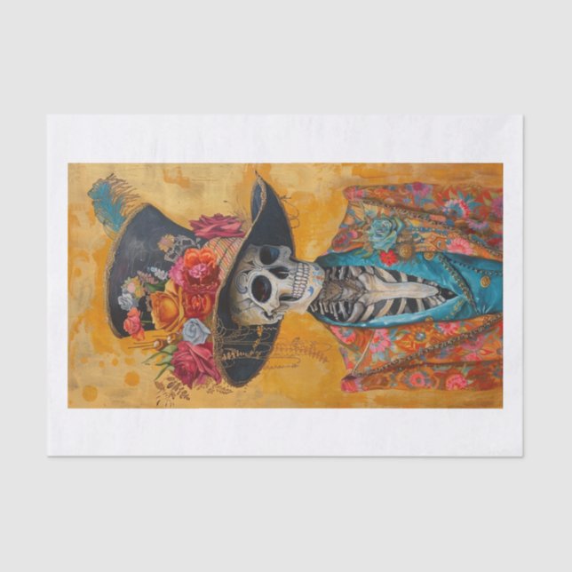 Papel De Seda Skeleton Lyfe15 (Frente )