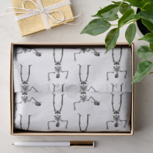 Papel De Seda Skeletons De Halloween, Truque Ou Tratar, Boo