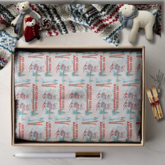 Papel De Seda Ski Club Après Bébé Arctic Fox