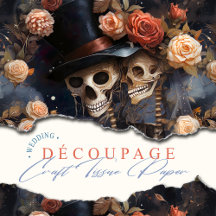 Skulls Beijando Casamento Gótico Romântico Steampu