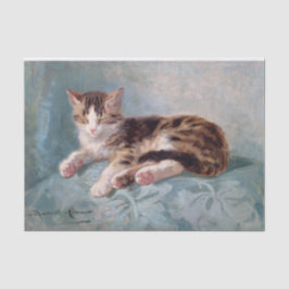 Papel De Seda Sleepy Kitten ・ Henriette Ronner-Knip (1821-1909)