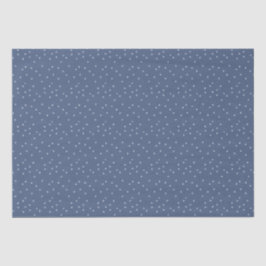 Papel De Seda Snow Periwinkle Snowflake Noite de inverno Noite d
