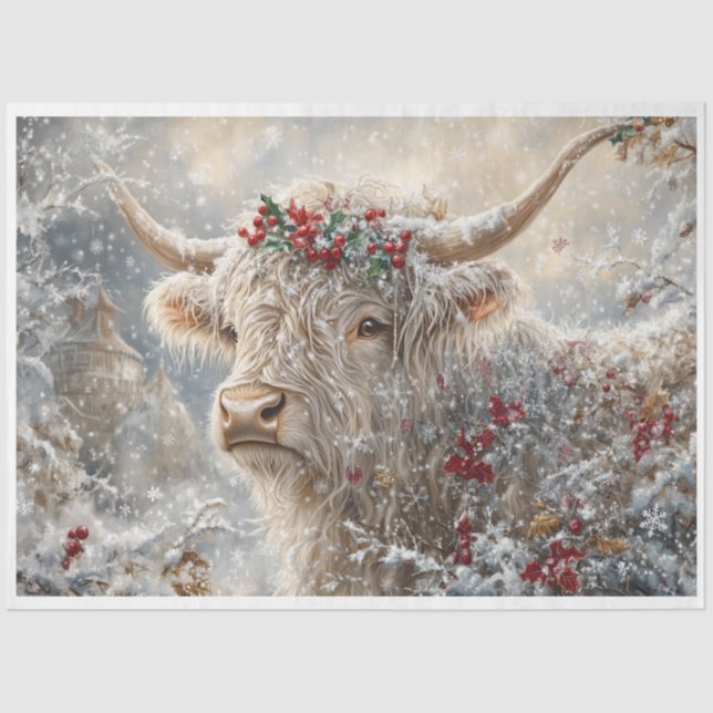 Papel De Seda Snowflake Highlander (Frente )