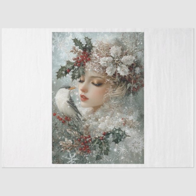 Papel De Seda Snowflake Ladybird (Frente )