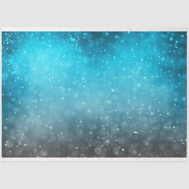 Papel De Seda Snowflake Series Design 11 (Frente )