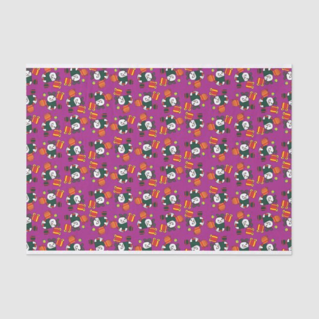 Papel De Seda Snowman Pattern (Frente )