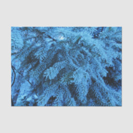 Papel De Seda Snowy Forest Spruce