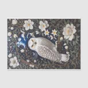 Papel De Seda Snowy Owl Moonlight