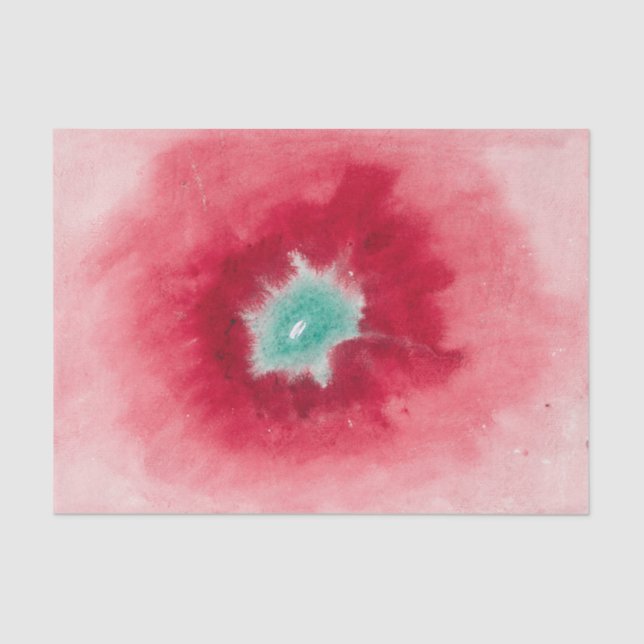 Papel De Seda Sobre a Visão das Flores e Árvores, 1920 por Hilma (Frente )