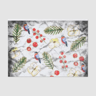 Papel De Seda Sobre o Natal em Pergaminho