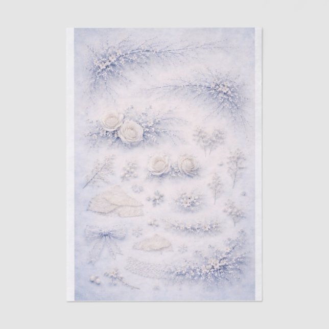 Papel De Seda Soft Gothic Romance Mini Elements FJ2 Decoupage (Frente )