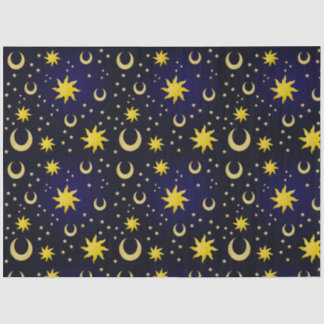 Papel De Seda Sóis, Luas e Estrelas Celestiais Whimsigoth
