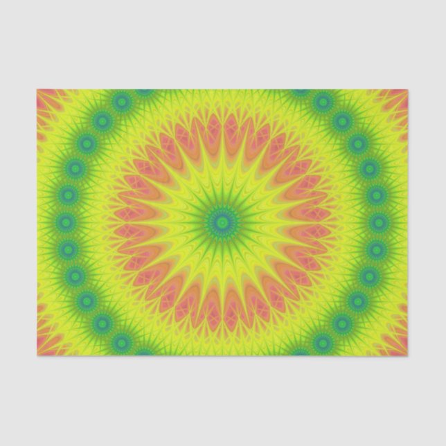 Papel De Seda Sol floral (Frente )