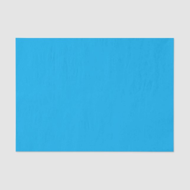 Papel De Seda Solid Cyan Blue Background | Summer Minimal Style (Frente )