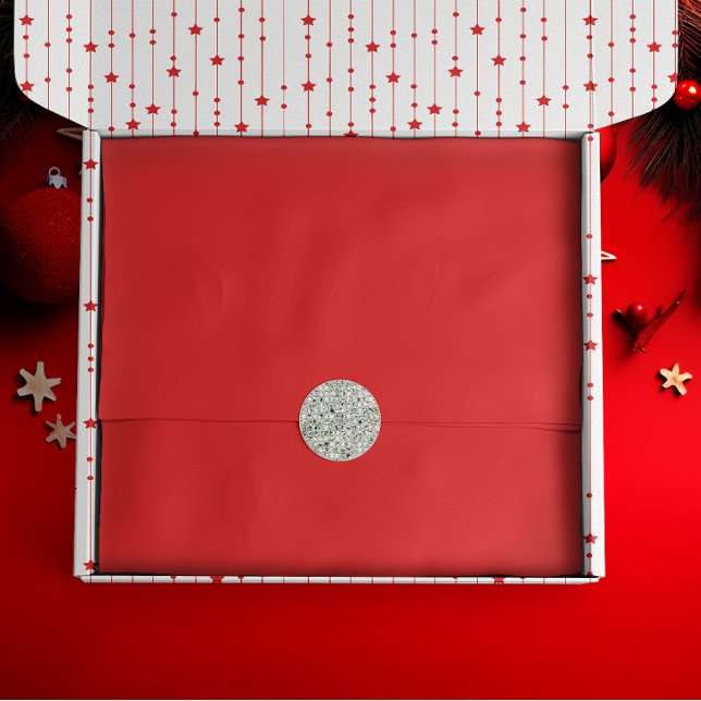 Papel De Seda Sólido Holly Red (Criador carregado)