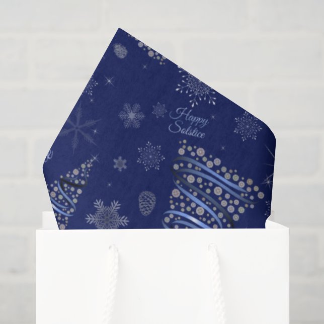 Papel De Seda Solstício Feliz (Sacola de presentes)