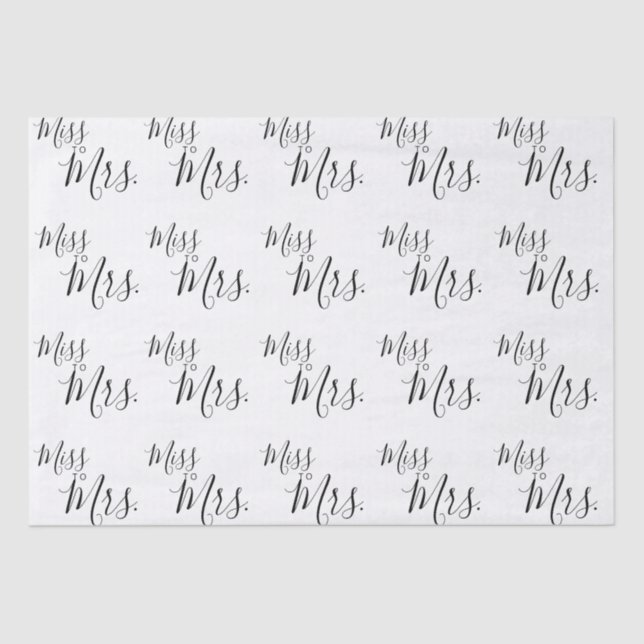 Papel de Seda - Solteira para Casada (Frente )